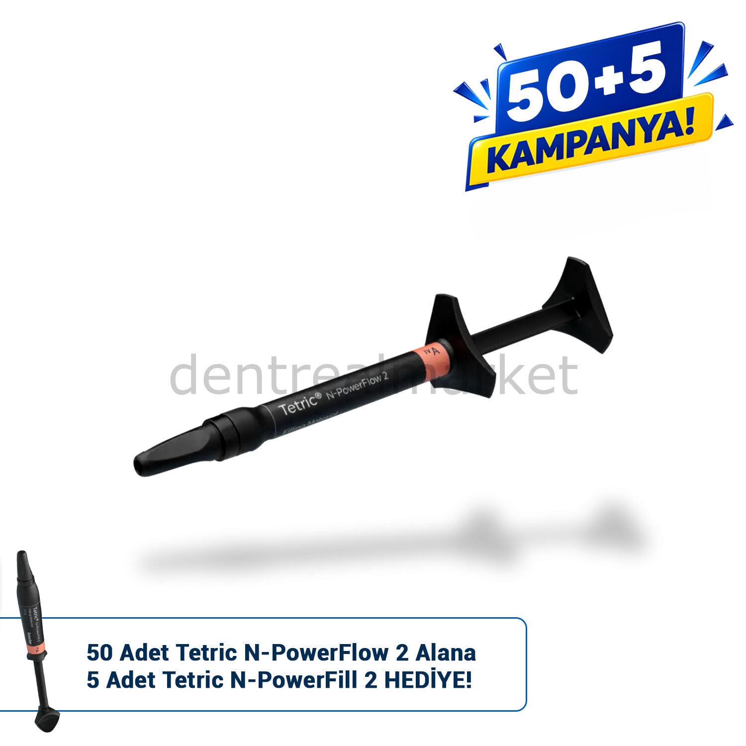 Tetric N-Powerflow 2 Refill 1x2gr & Tetric N-PowerFill 2 Kompozit Kampanya