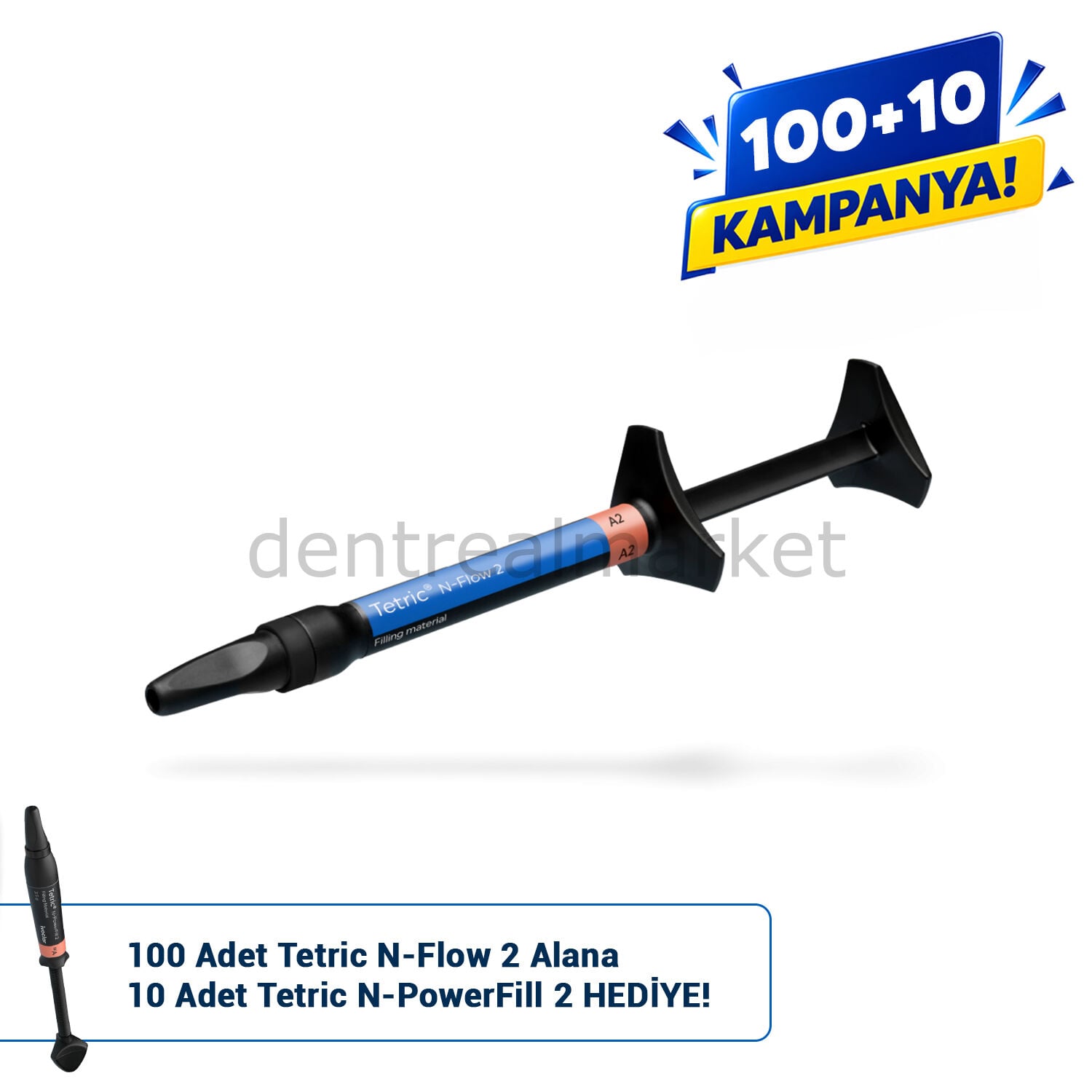 Tetric N-Flow 2 Flow Kompozit Refill 2gr & Tetric N-PowerFill 2 Kompozit Kampanya