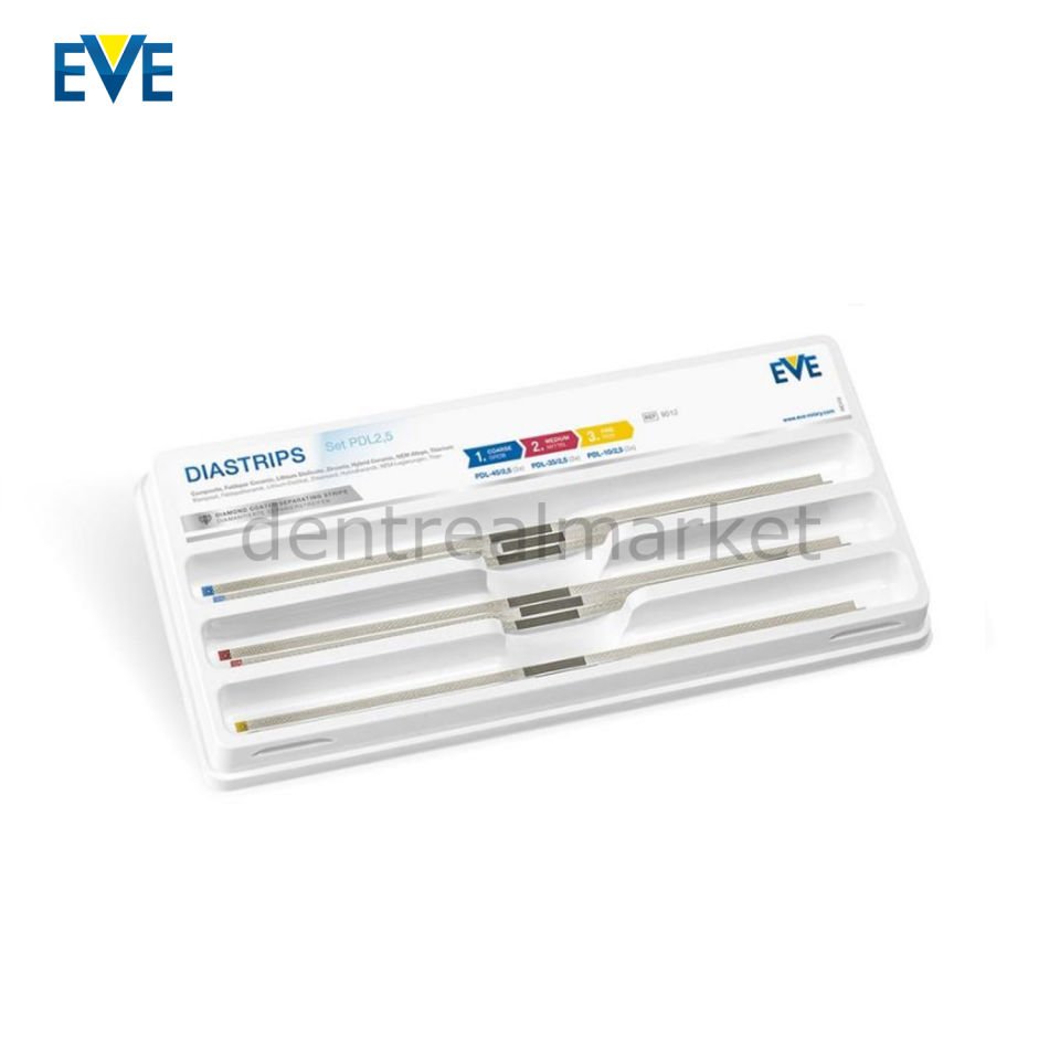 DiaStrips İnterproximal Delikli Arayüz Zımparası Set - 9 Adet / Kutu