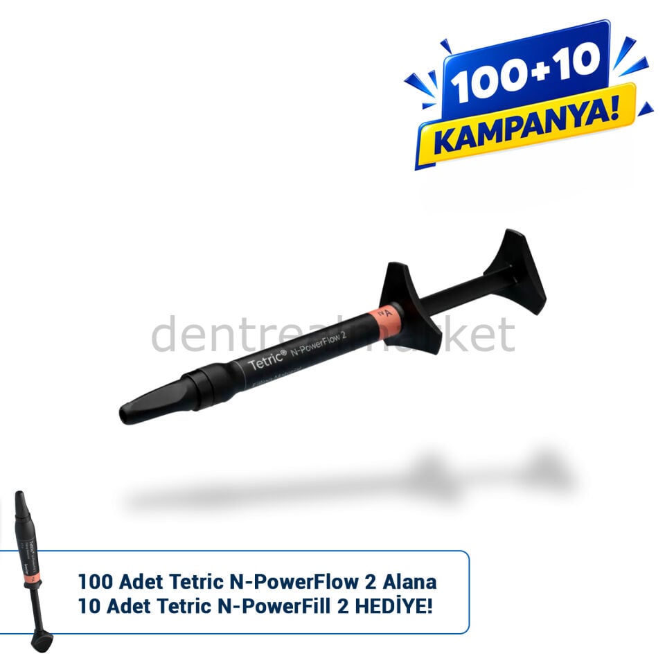 Tetric N-Powerflow 2 Refill 1x2gr & Tetric N-PowerFill 2 Kompozit Kampanya