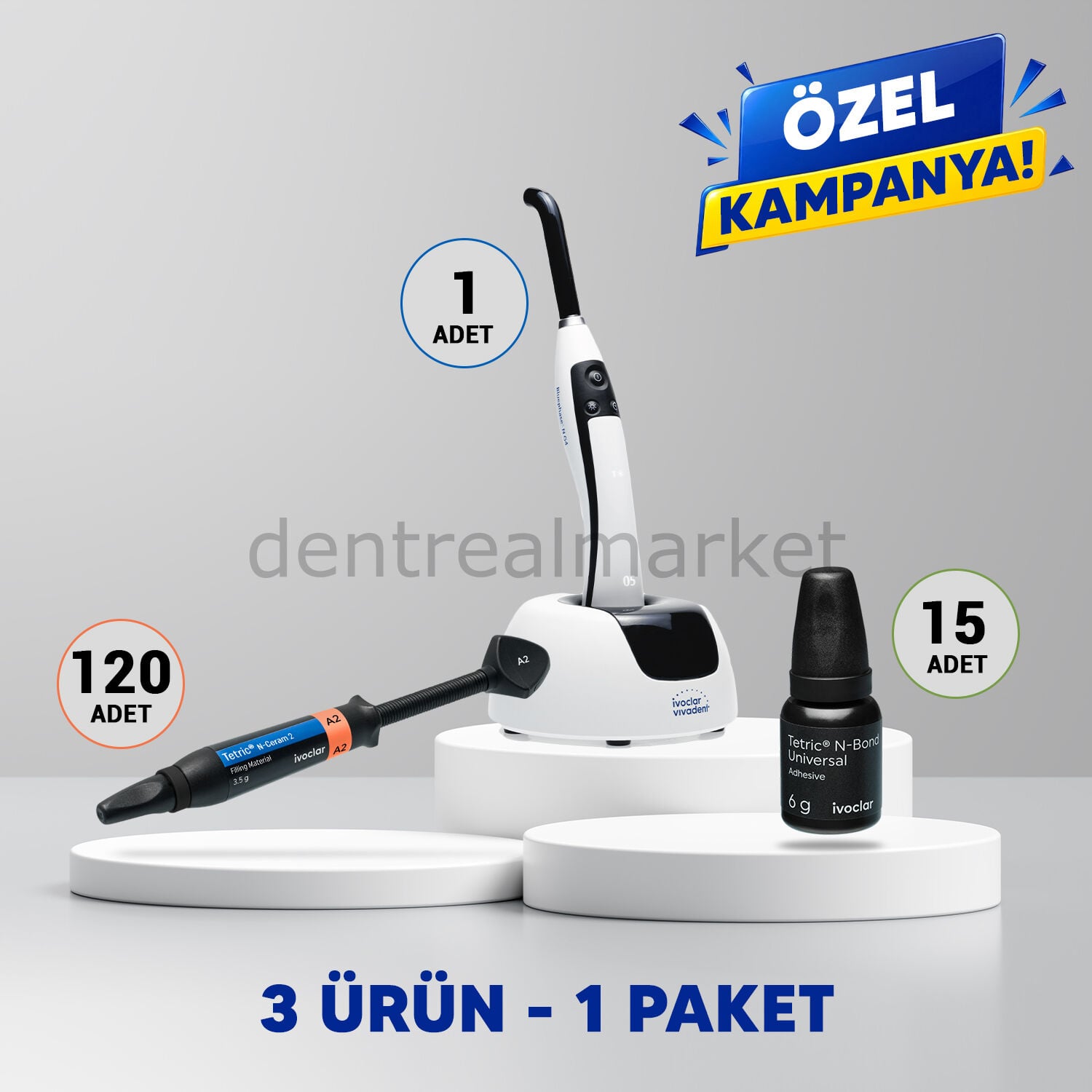 Tetric N-Ceram 2 & Tetric N-Bond & Bluephase NG 4 Polimerizasyon Cihazı Kampanya