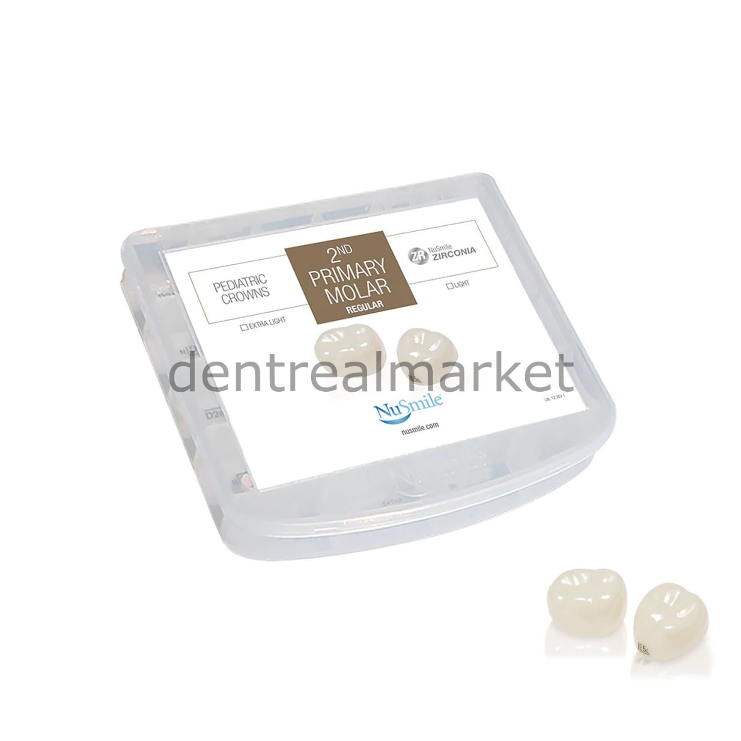 NuSmile ZR Posterior Second Primary Molar Crowns Professional Kit