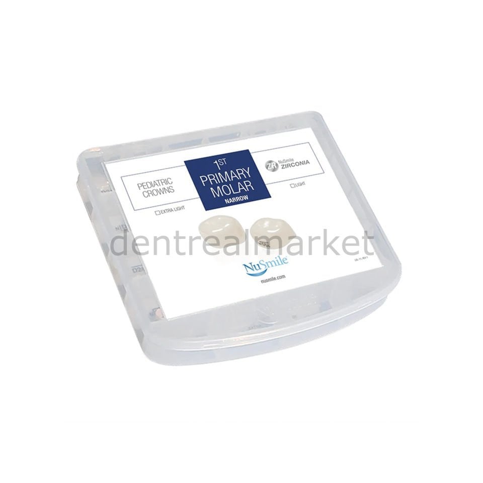 NuSmile ZR Narrow First Primary Molar Crowns Evalution Kit