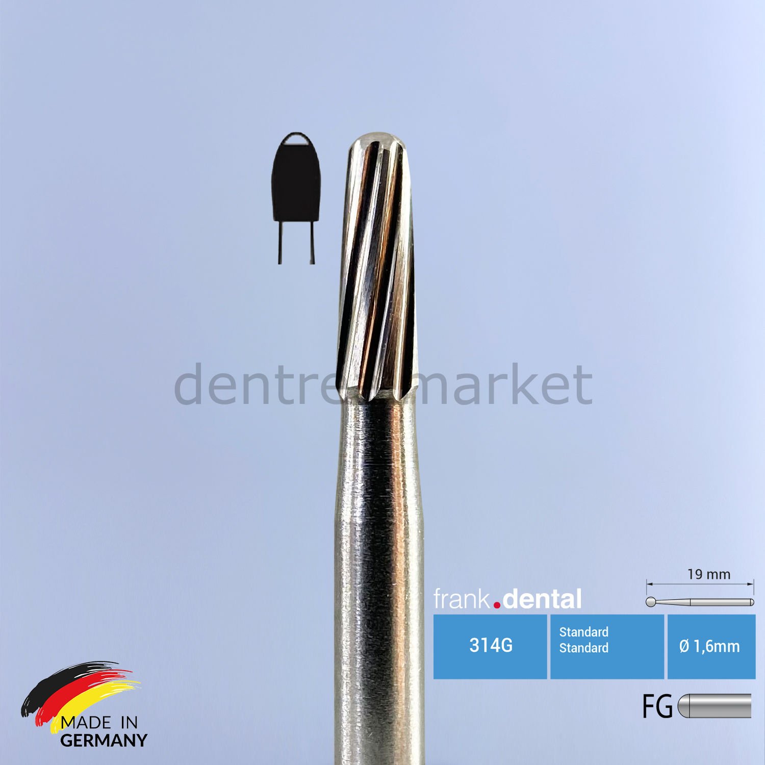 Carpide Adhesive Remover & Debonding Frez - Aeratör 22AGK