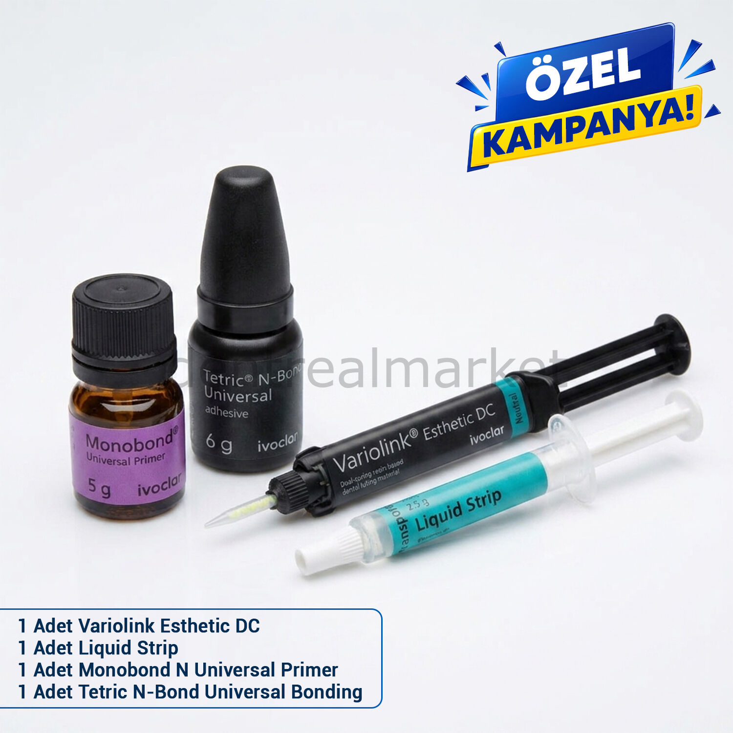 Tam Adeziv Simantasyon 4'lü Kampanya Seti