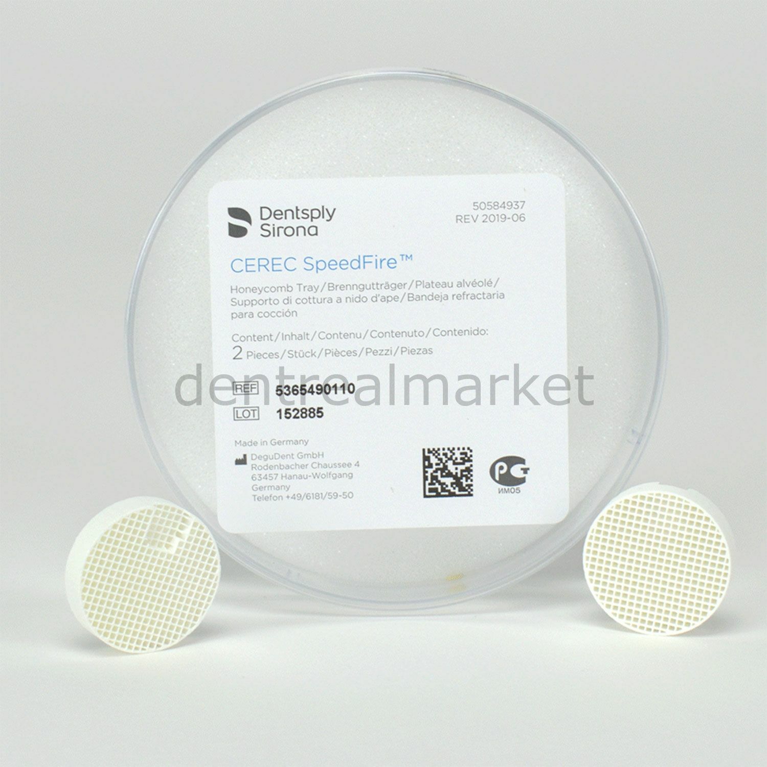 Cerec SpeedFire Honeycomb Tray Pota 2'li