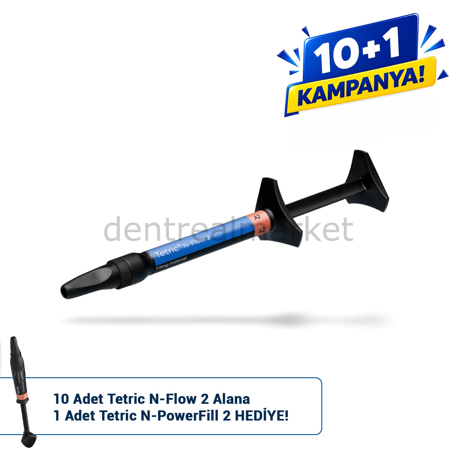 Tetric N-Flow 2 Flow Kompozit Refill 2gr & Tetric N-PowerFill 2 Kompozit Kampanya