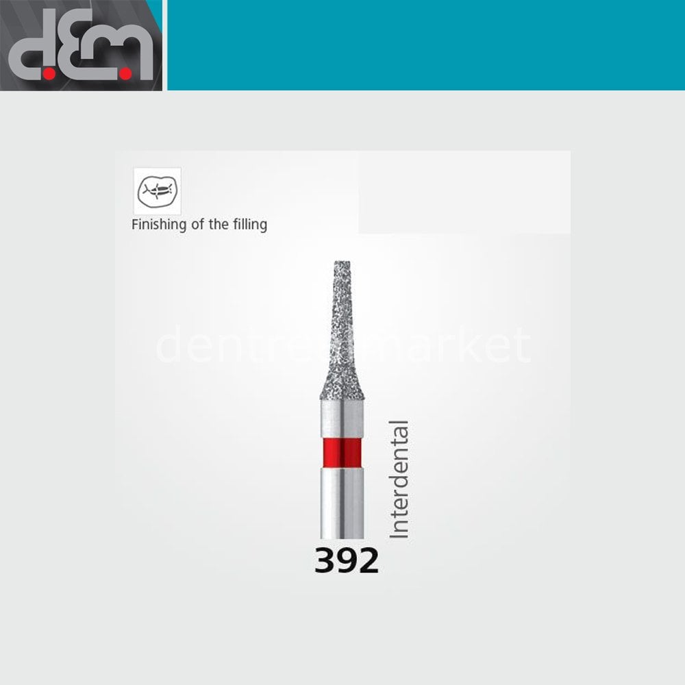 DX Sentetik Elmas Frez - 392 - İğne Uç - 10 Adet