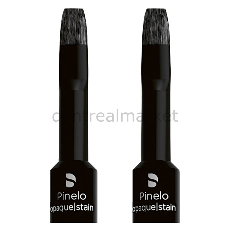 Pinelo Porselen Makyaj Fırçası Yedeği 2'li Paket Opaque/Stain