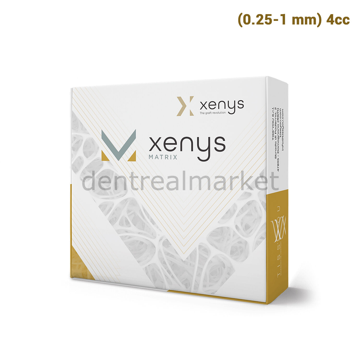 Matrix Cancellous Granül Kemik Grefti -  ( 0,25 - 1 mm ) 4 cc - 1 Adet