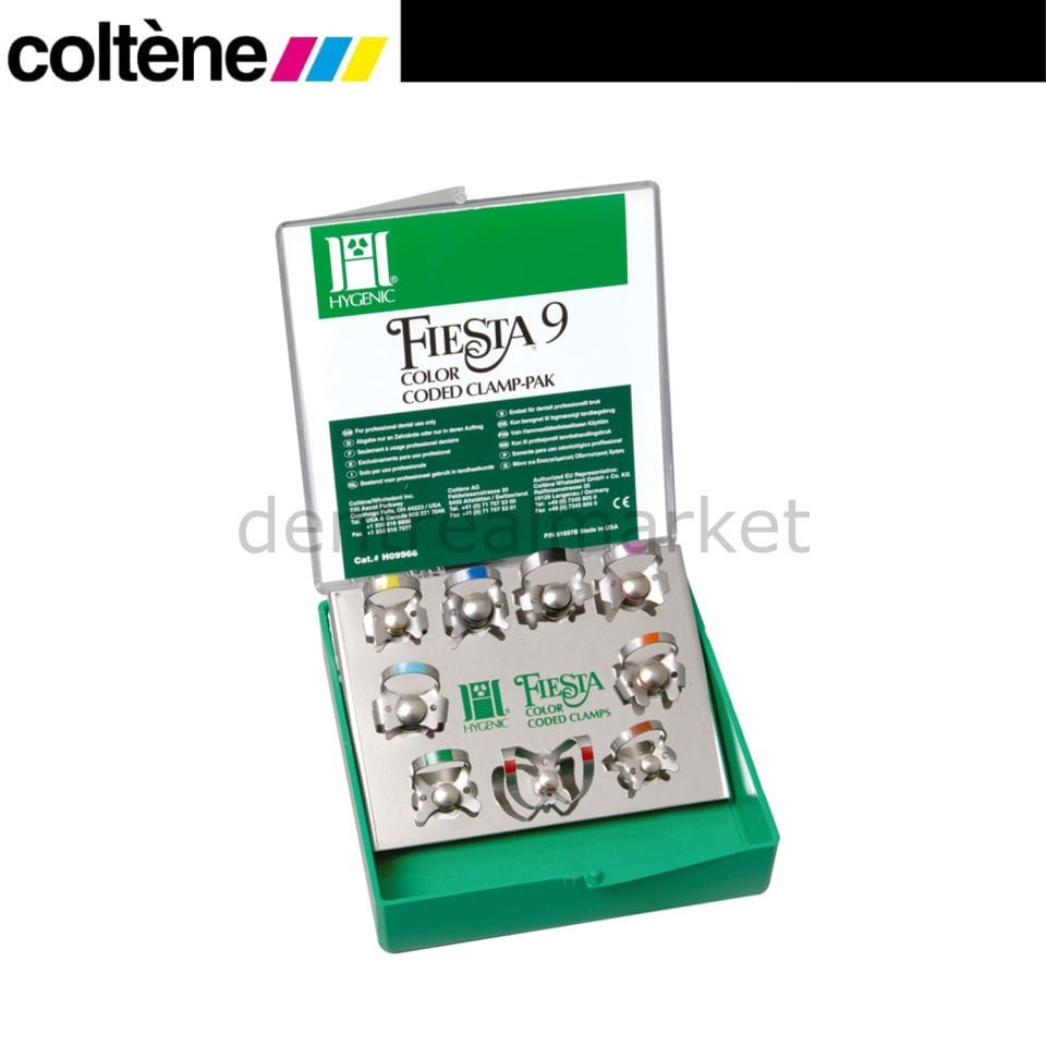 Hygenic Fiesta Renkli Rubberdam Klemp Seti