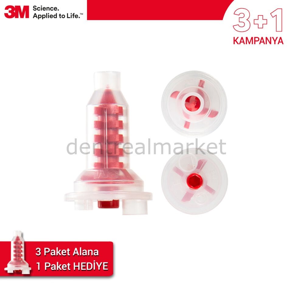 Pentamix Karıştırma Ucu Kırmızı 30 luk 3+1 Kampanya***