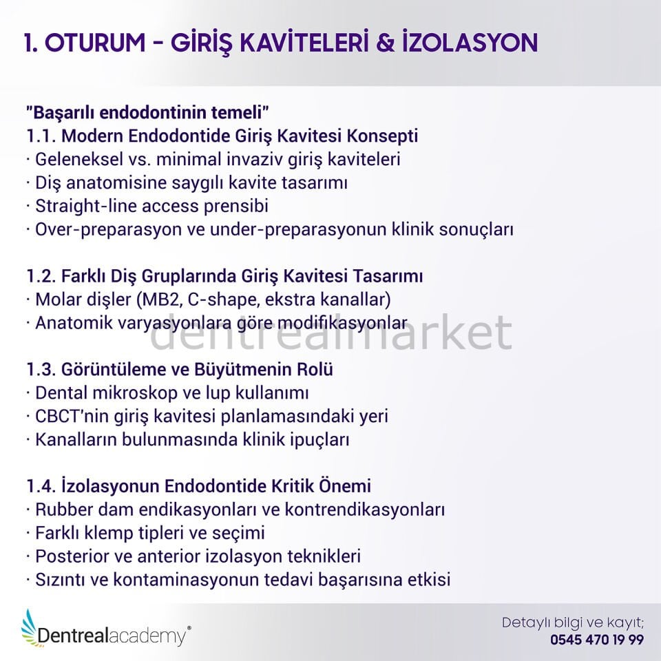 Endo Restoratif Kısa Yollar -  Dr. Öğr. Üyesi Utku Can Kemeç - Dt. Özgür Baydemir
