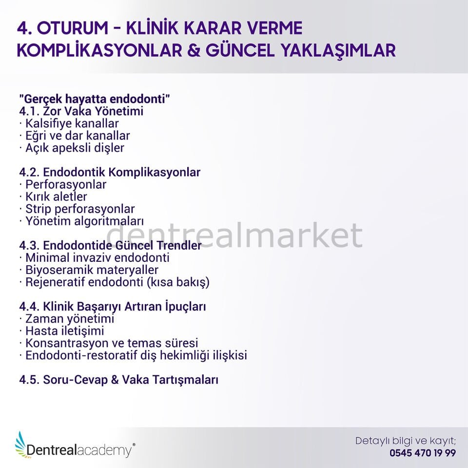 Endo Restoratif Kısa Yollar -  Dr. Öğr. Üyesi Utku Can Kemeç - Dt. Özgür Baydemir