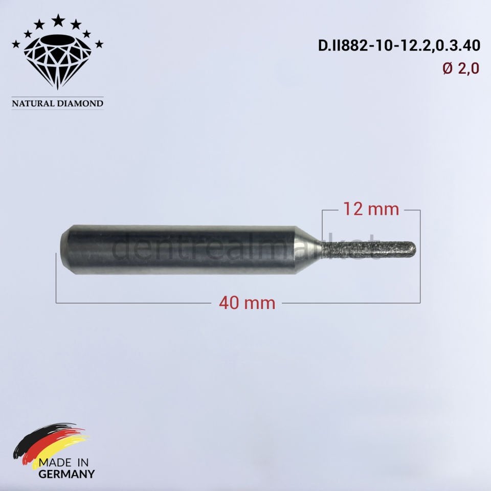 Imes Icore Wieland Elmas Cad Cam Drill 2,0 mm