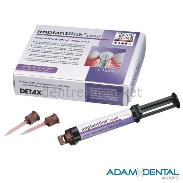 Implantlink Semi Xray Standart Pack - İmplant Üstü Geçici Yapıştırma