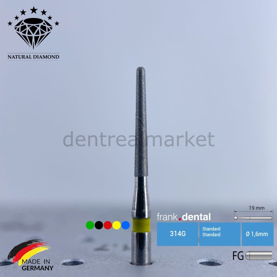 Doğal Elmas Frez - Aeratör - 856L - Konik - 5 Adet