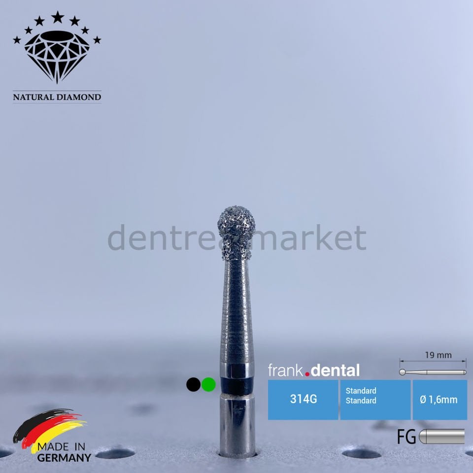 Doğal Elmas Frez - Aeratör - 802 - Rond - 5 Adet