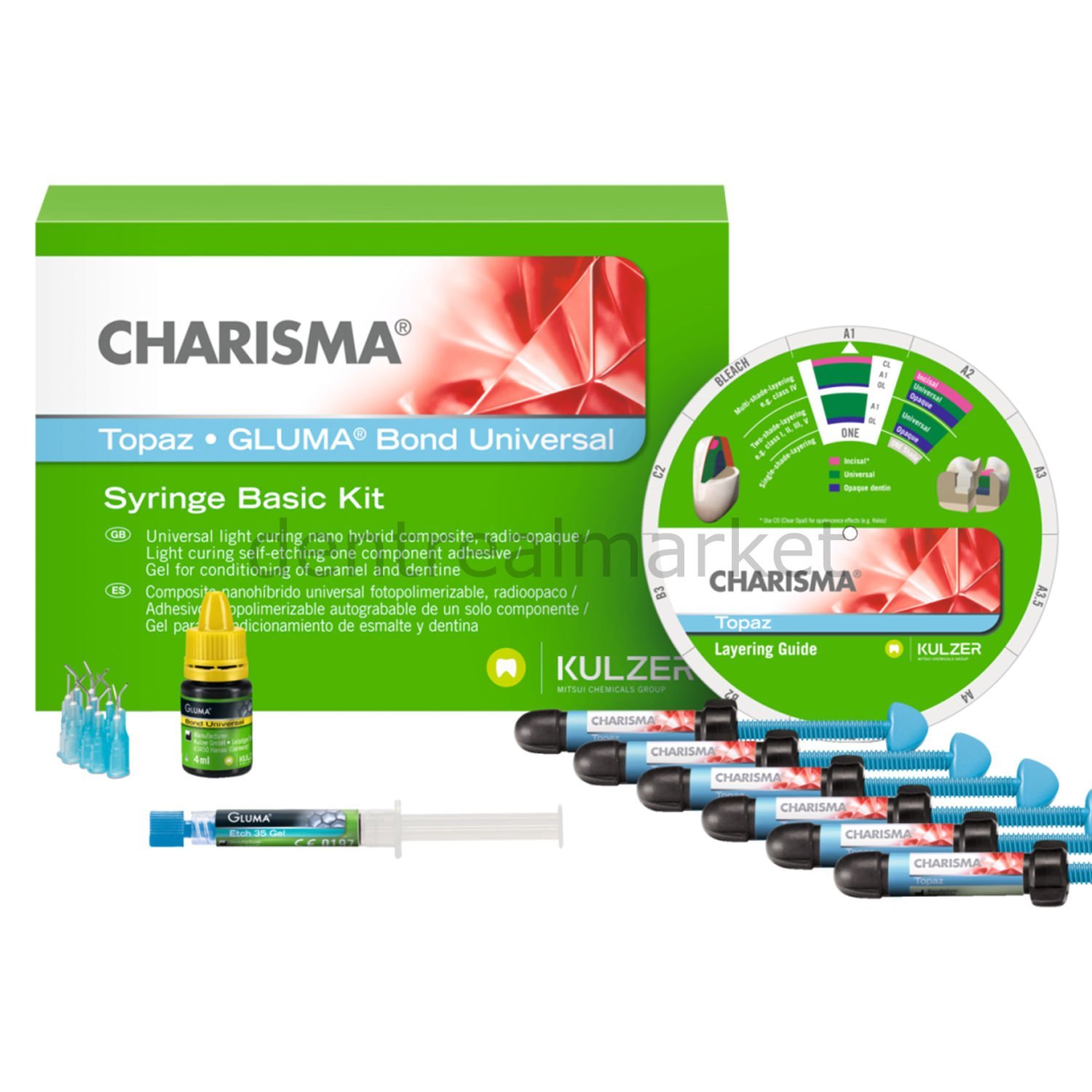 Charisma Topaz Nano-Hybrid Kompozit Basic Set