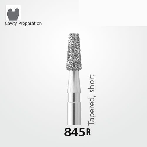 Sentetik Elmas Frez - 845R - Konik - 5 Adet