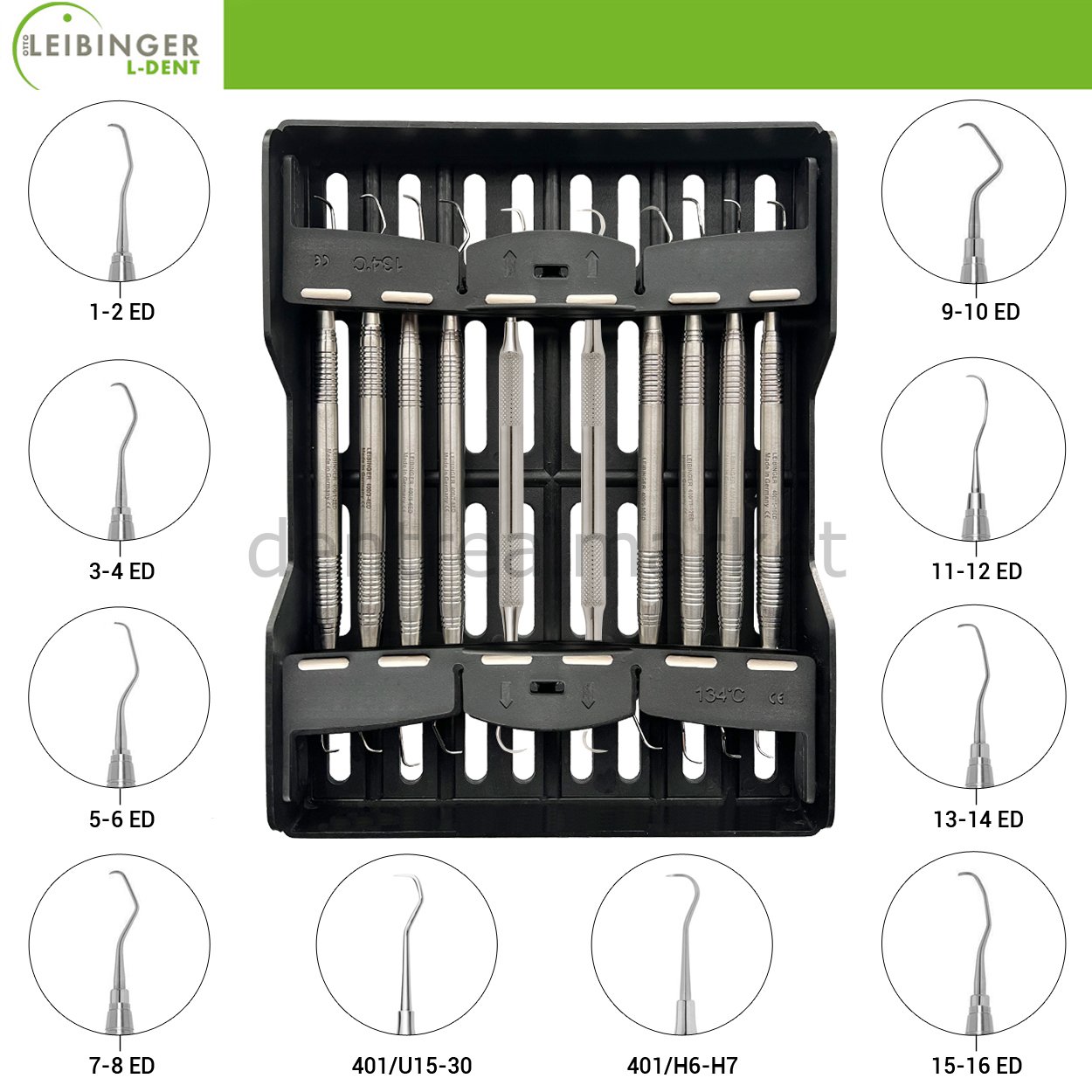 Gracey Curette - Periodontal Küret & Kretuar Set