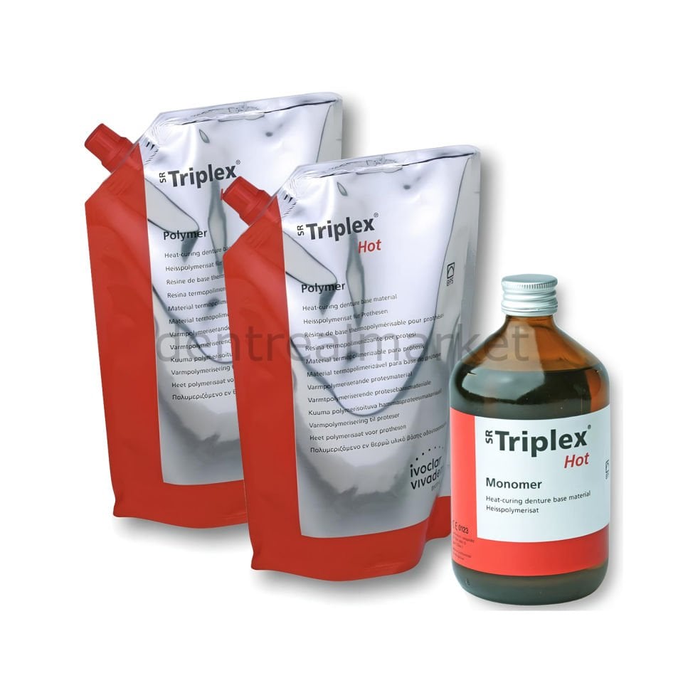 SR Triplex Hot - Sıcak Akrilik Takım (1 kg + 500 ml) - Clear