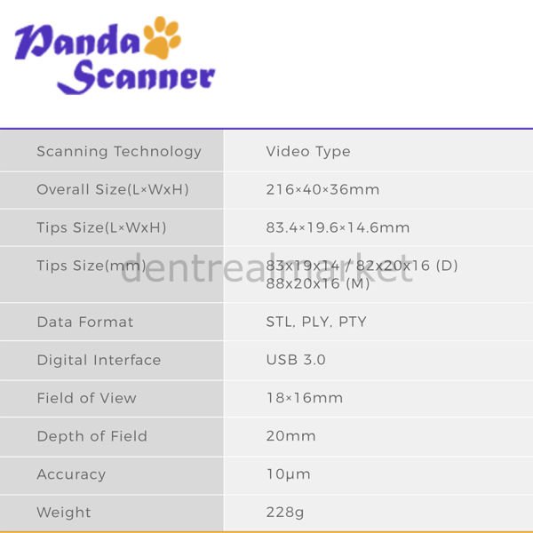 Panda P3 Renkli Ağız İçi Tarayıcı + Dell Gaming G15 Laptop