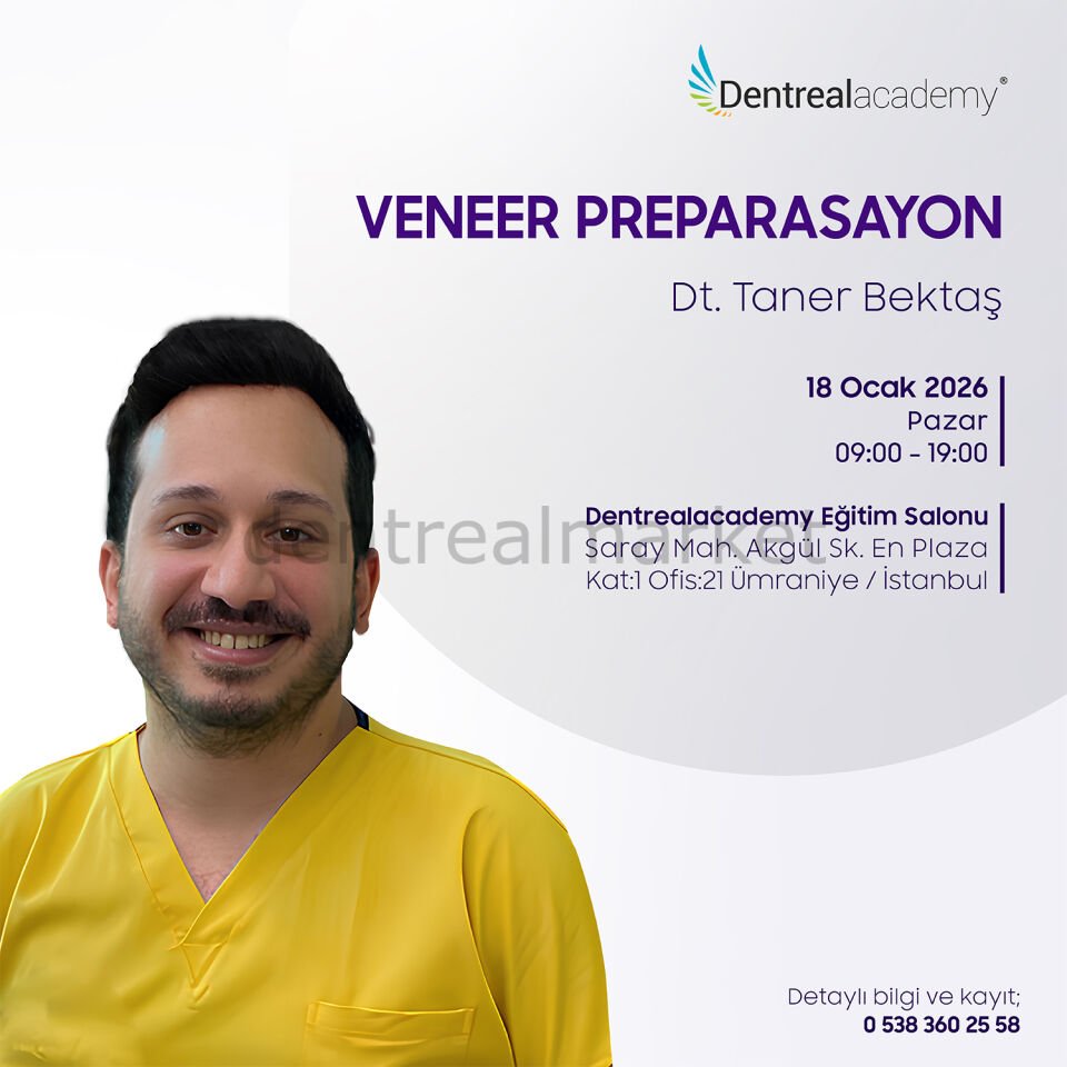 Veneer Preparasyon - Hands-On - Dt. Taner Bektaş