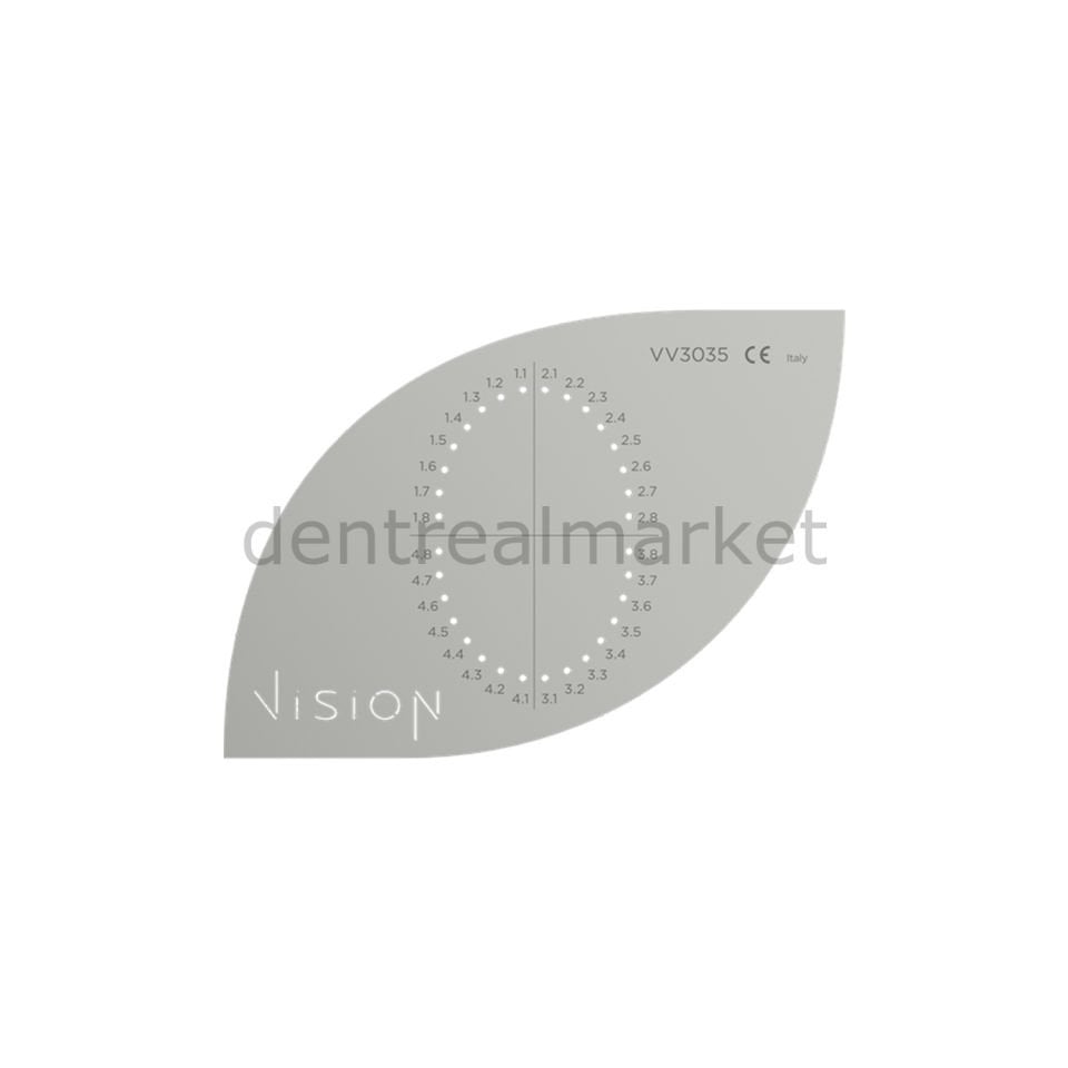 Rubber Dam Vision Metal Şablon