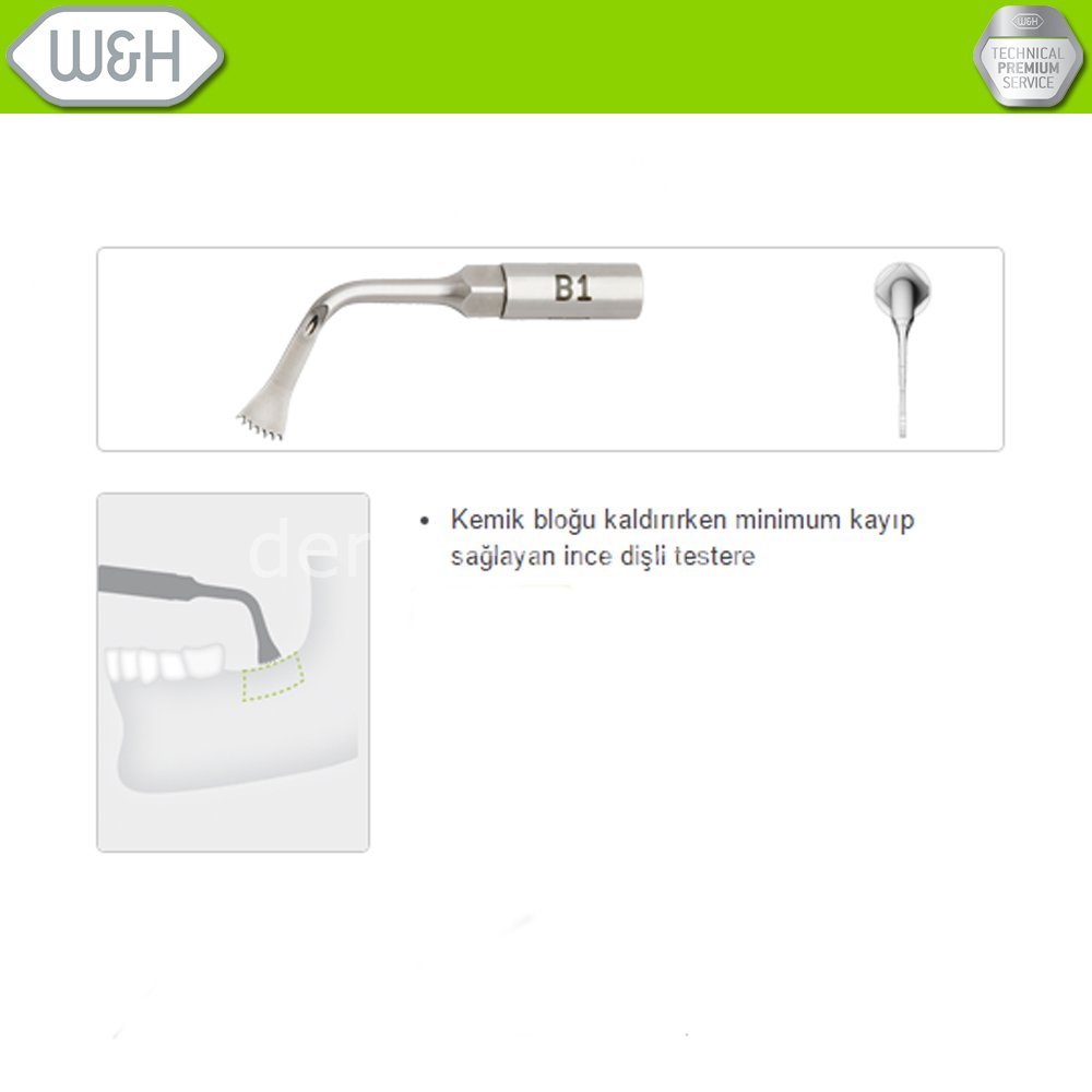 Piezomed Kemik Kesme Cihazı Uçları B1