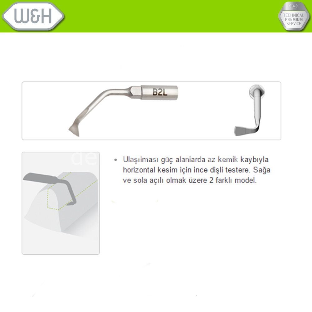 Piezomed Kemik Kesme Cihazı Uçları B2L