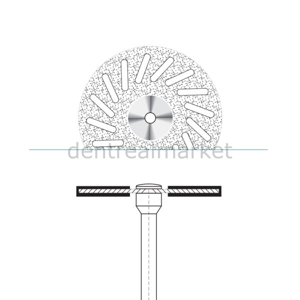 Ortho Diamond Disc Arayüz Separe - Çift Taraflı Aşındırma