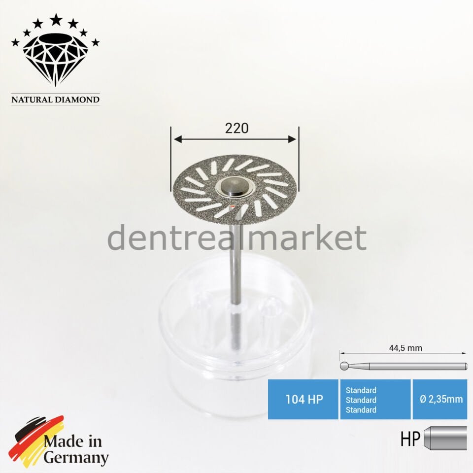 Ortho Diamond Disc Arayüz Separe - Çift Taraflı Aşındırma