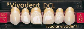 Sr Vivodent DCL Üst Anterior Diş 6'lık Bleach 1 - A32