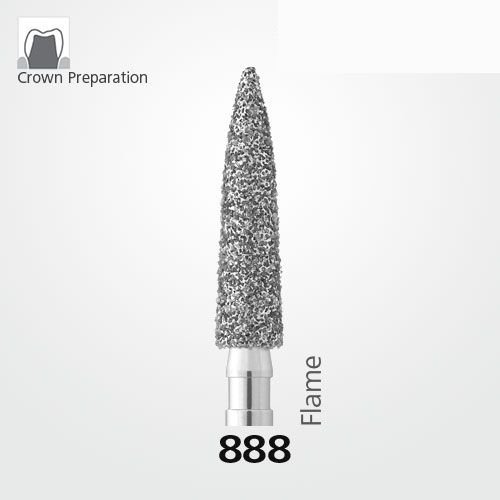 888 Sentetik Elmas Frez - 5 Adet