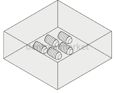 CEREC Primemill Ball Pressure Screw Set