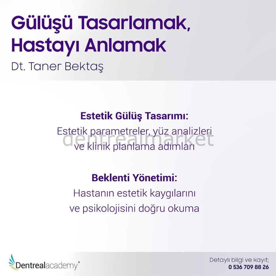 Gülüşü Tasarlamak, Hastayı Anlamak - Dt. Taner Bektaş