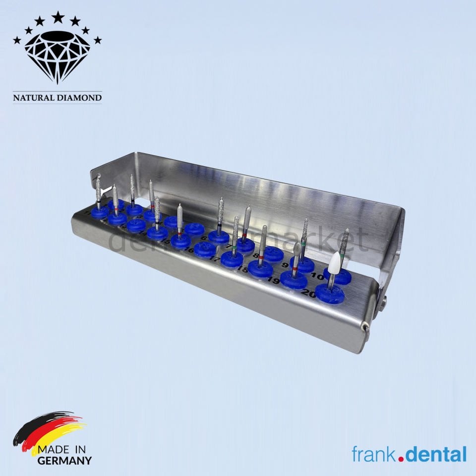 Güvenli Crown Preparation Seti - Elmas Frez