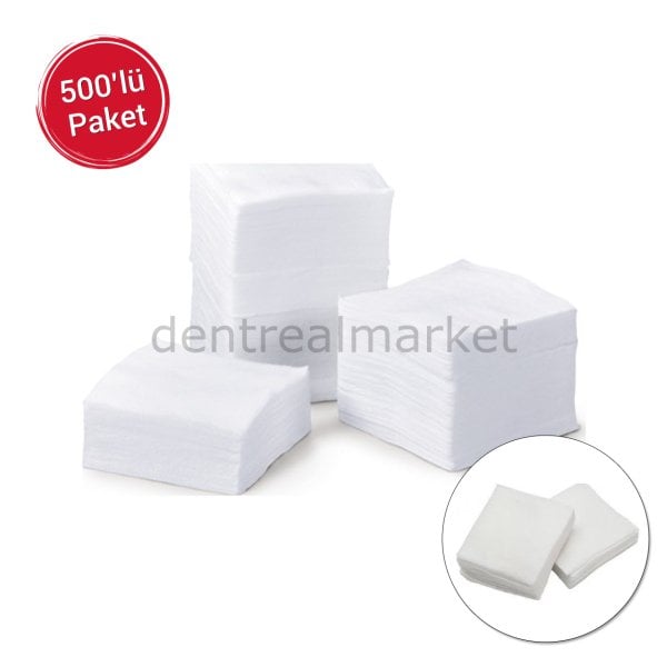 Gazlı Bez Non Woven 5 cm x 5 cm  - 500'lü Paket