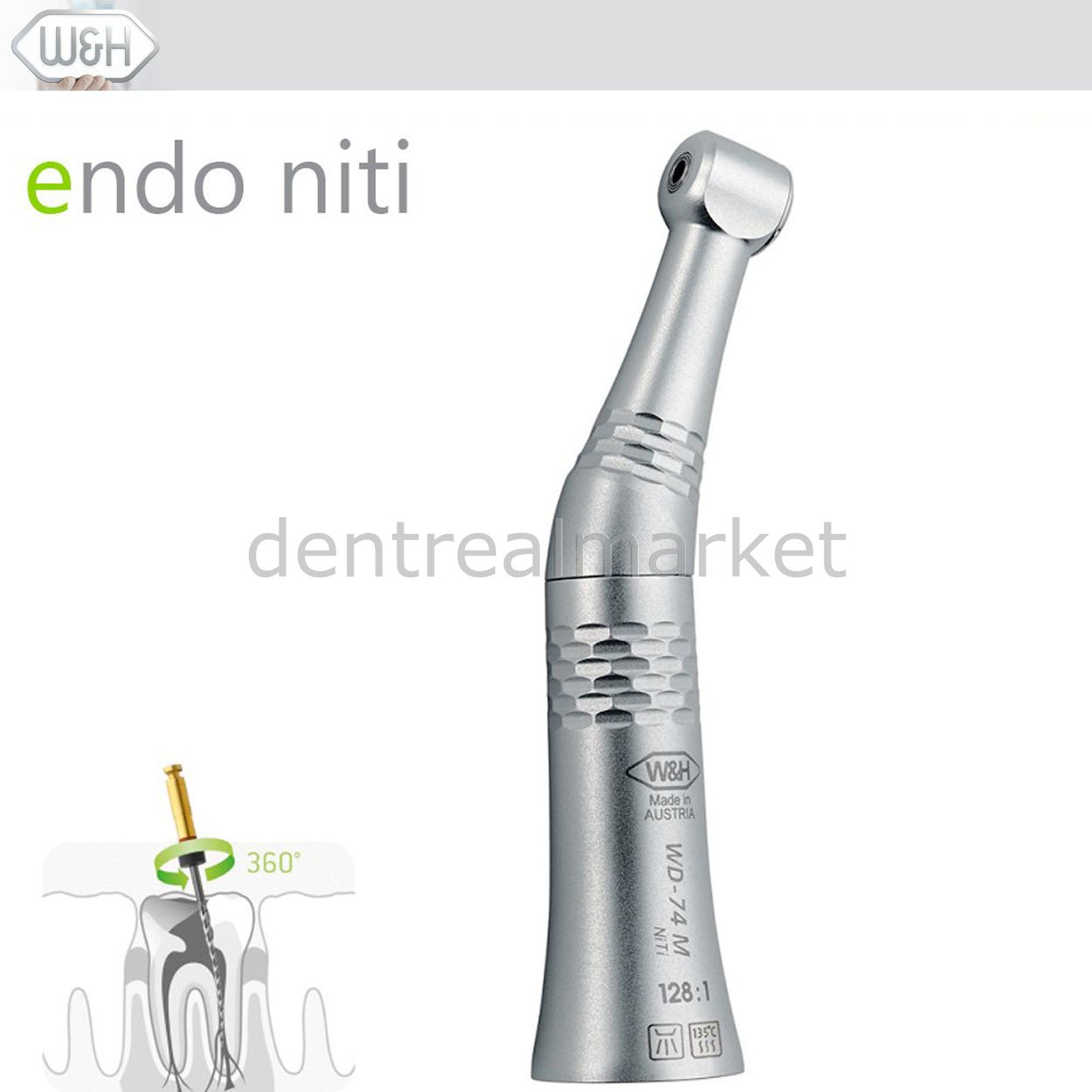 Endo Niti Endodontik Angldruva 128:1 - WD-74M