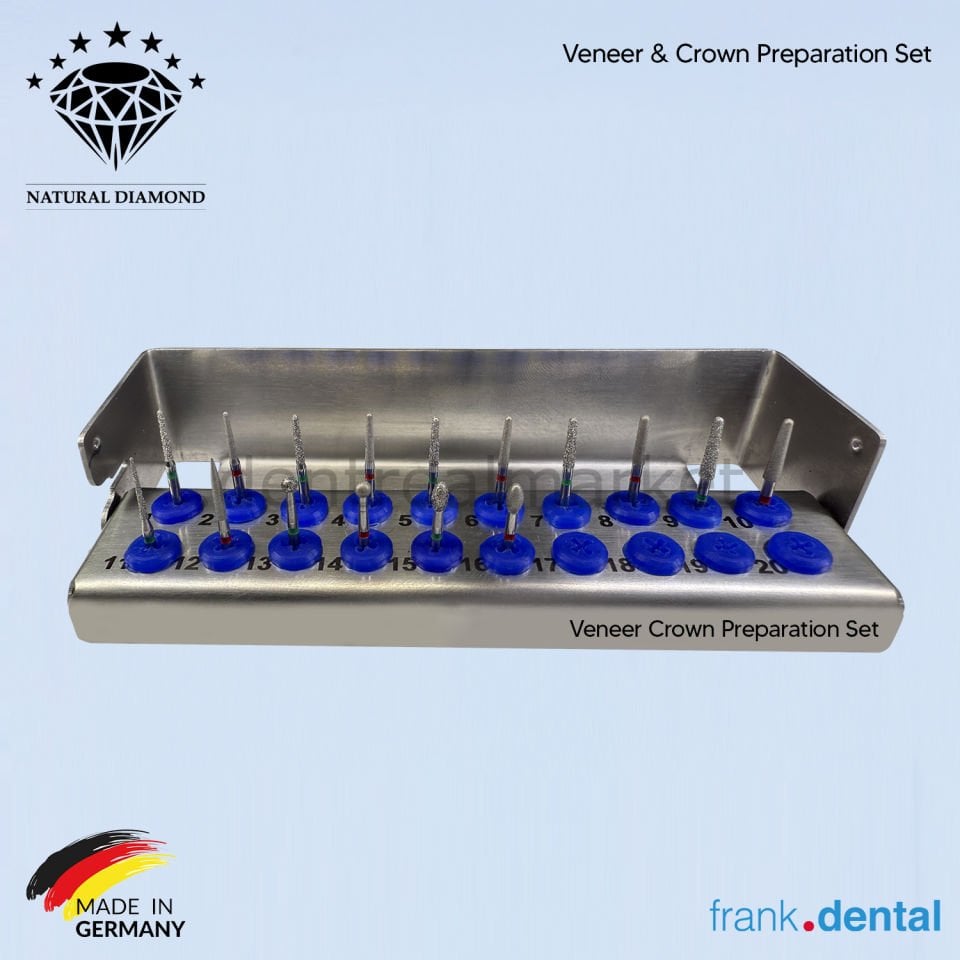 Veneer  &  Crown Preparation Set - Elmas Frez