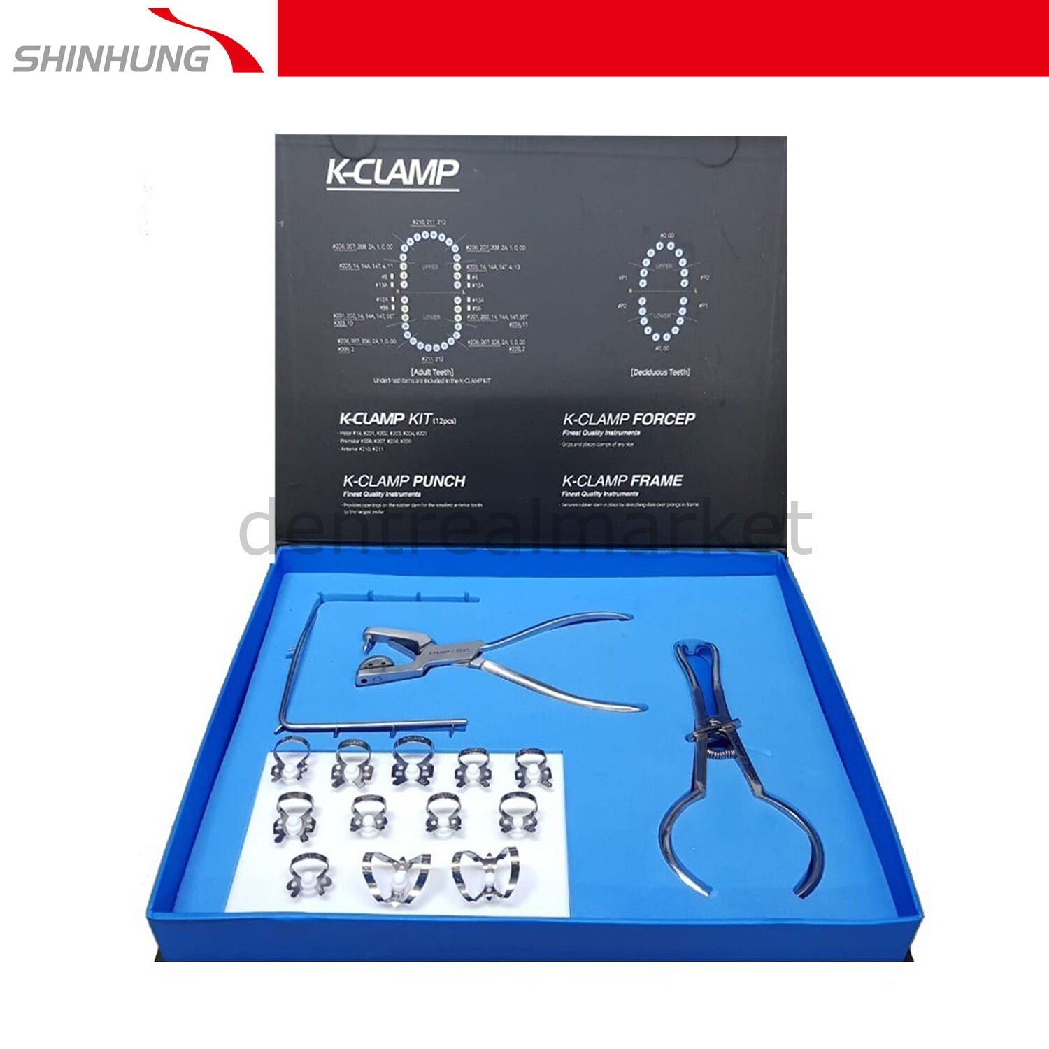 K-CLAMP Rubber Dam Kit - Klemp Seti