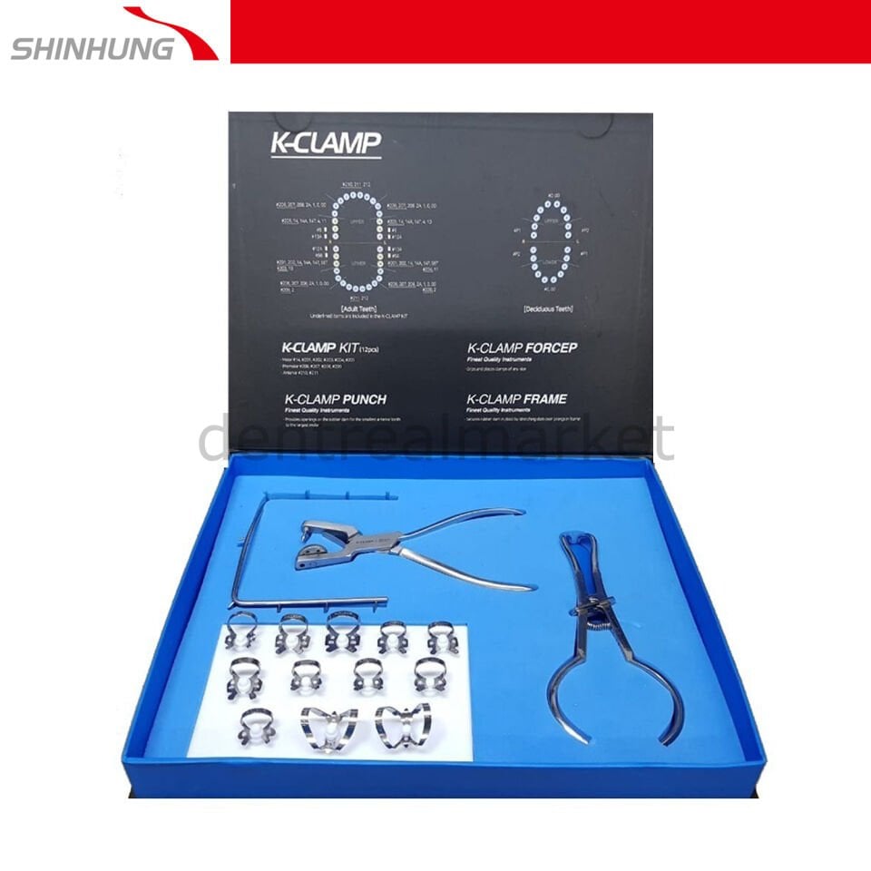 K-CLAMP Rubber Dam Kit - Klemp Seti