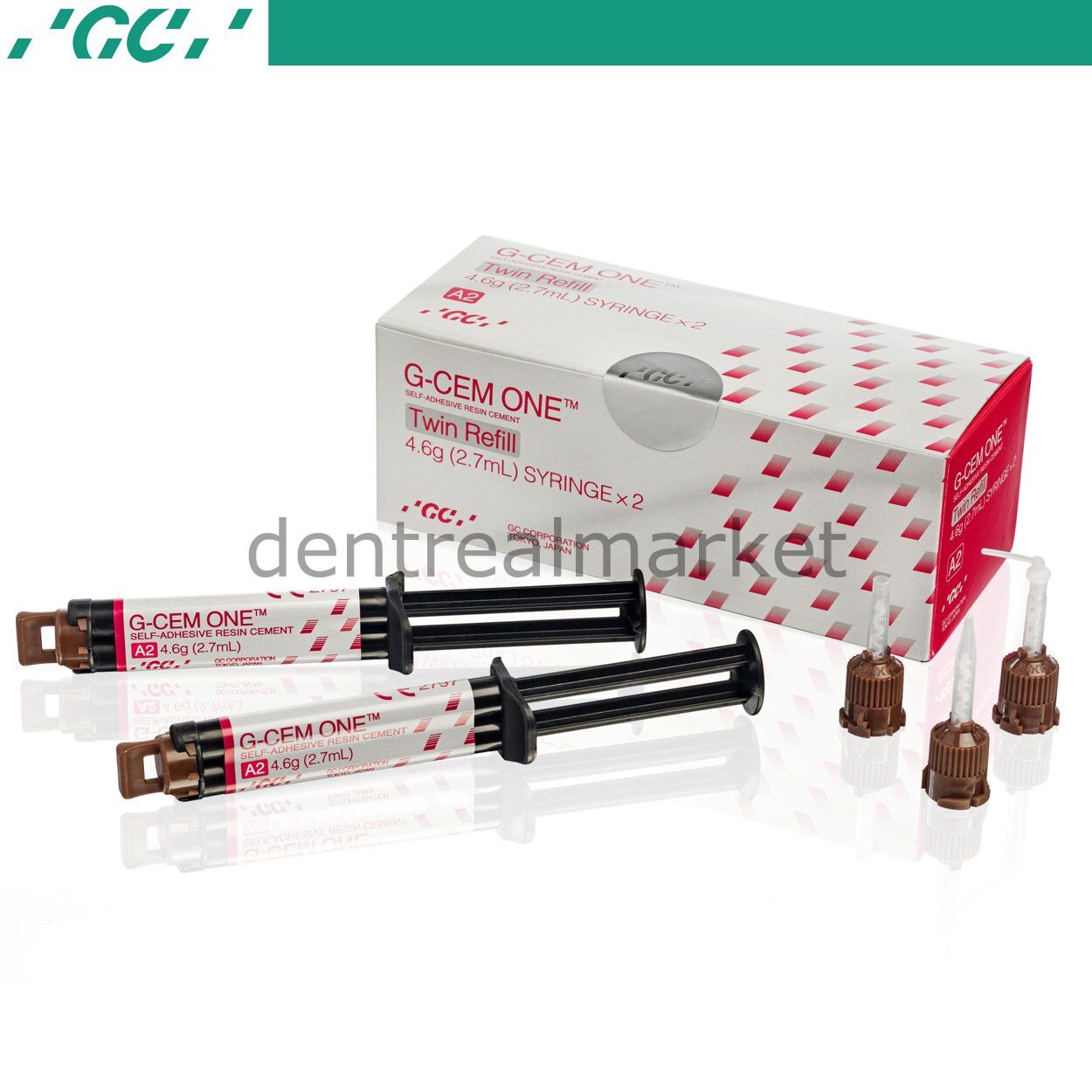 G-Cem ONE Twin Refil - Self Adhesive Rezin Siman 2*4,6 gr A2