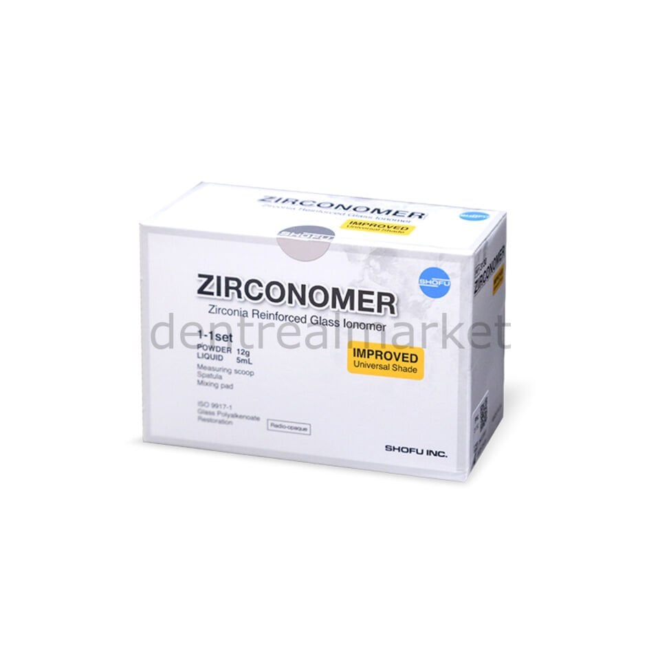Zirconomer -  Cam İyonomer Siman -  12 gr Toz*5 ml Likit