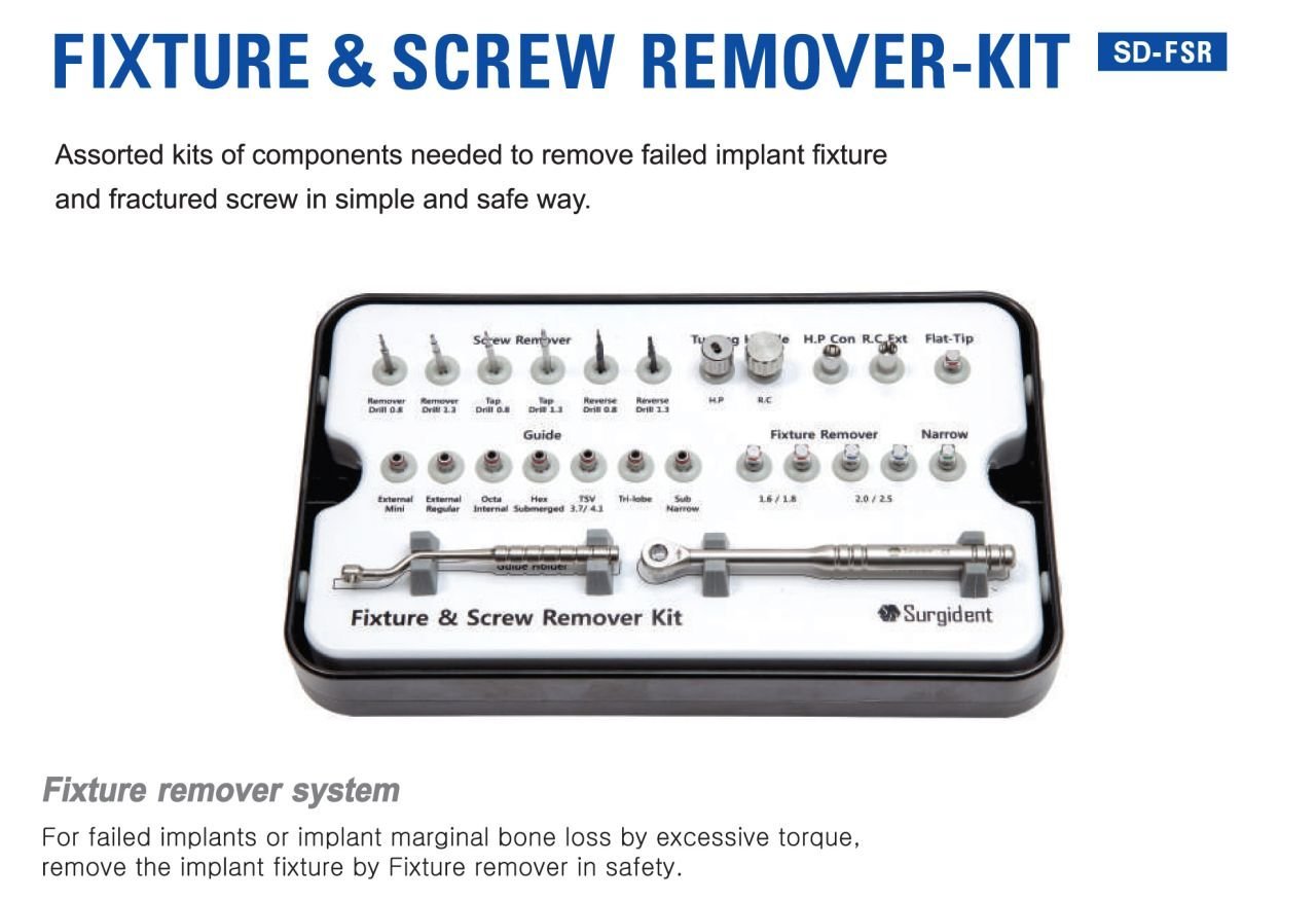 Fixture &Screw  İmplant ve Vida Sökme Seti