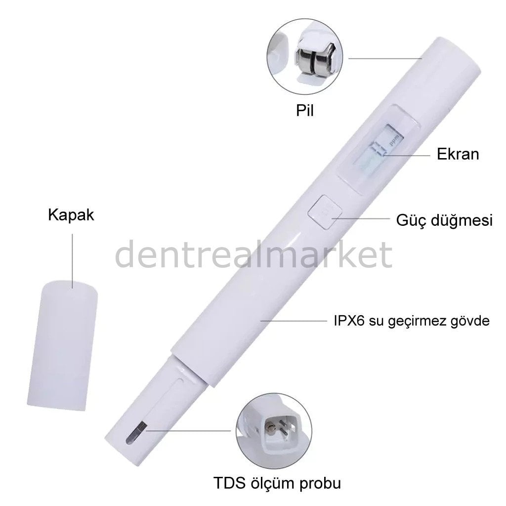 TDS Metre Saf Su Saflığını Ölçme Cihazı