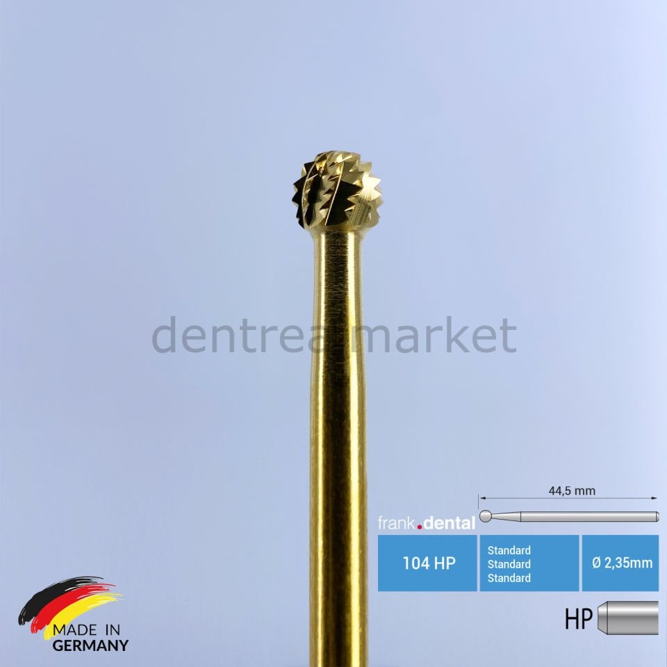 Titanyum Carpide Cerrahi Frez Rond - 141A HP