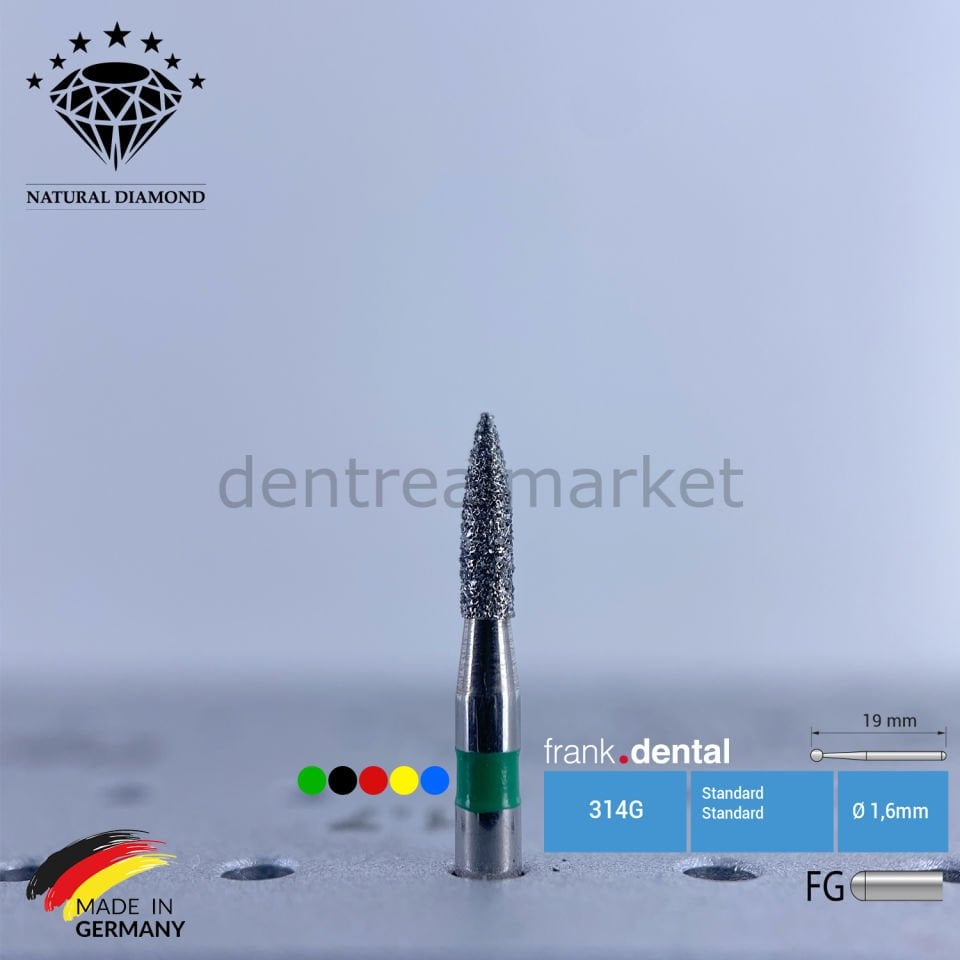Doğal Elmas Frez - Aeratör - 860 - Alev Uç - 5 Adet