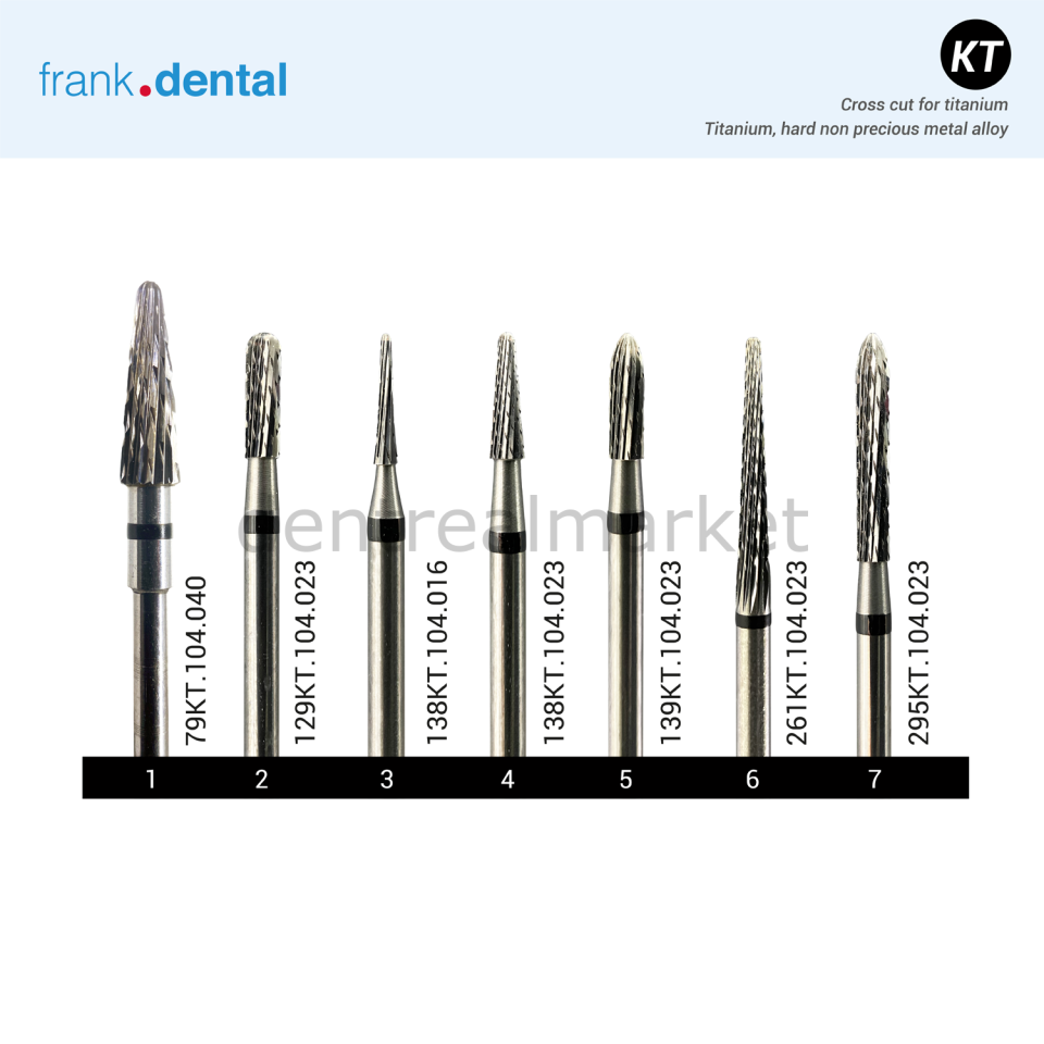 Carpide Canavar Tip Hard Frez - 138KT - Titanyum ve Sert, Değersiz Metaller için Ø 023